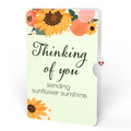 Sunflower Blooms Thinking of You Bouquet and Sentiment Set