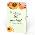 Sunflower Butterflies New Baby Pop-Up Card and Sentiment Set