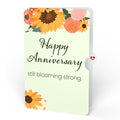 Golden Sunflower Anniversary Bouquet and Sentiment Set