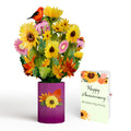Golden Sunflower Anniversary Bouquet and Sentiment Set