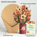 Fall Sunshine Birthday Bouquet and Sentiment Set