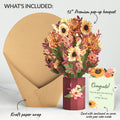 Fall Sunshine Congratulations Bouquet and Sentiment Set