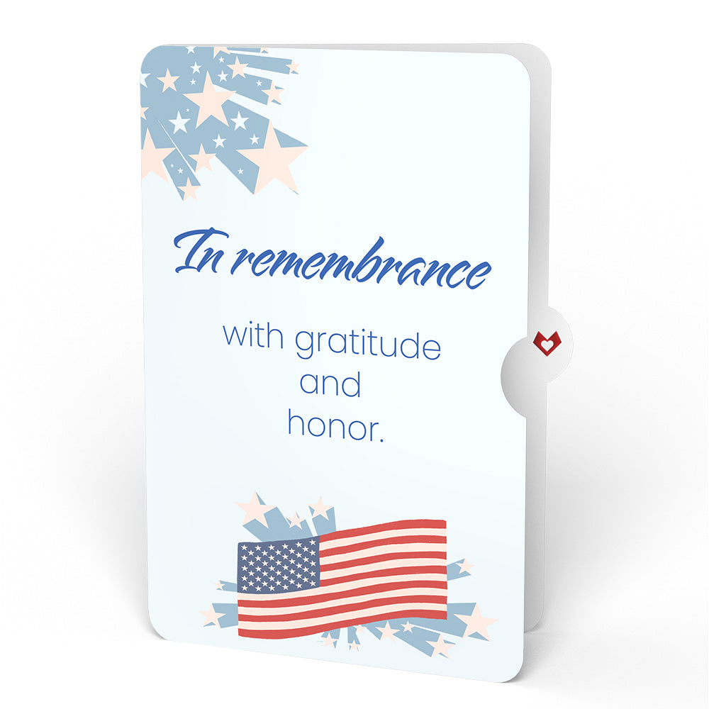 Let Freedom Shine Remembrance Suncatcher Card and Sentiment Set