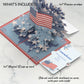 From Sea to Shining Sea Remembrance Pop-Up Card and Sentiment Set