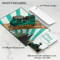 Classic Train Birthday Pop-Up Card and Sentiment Set