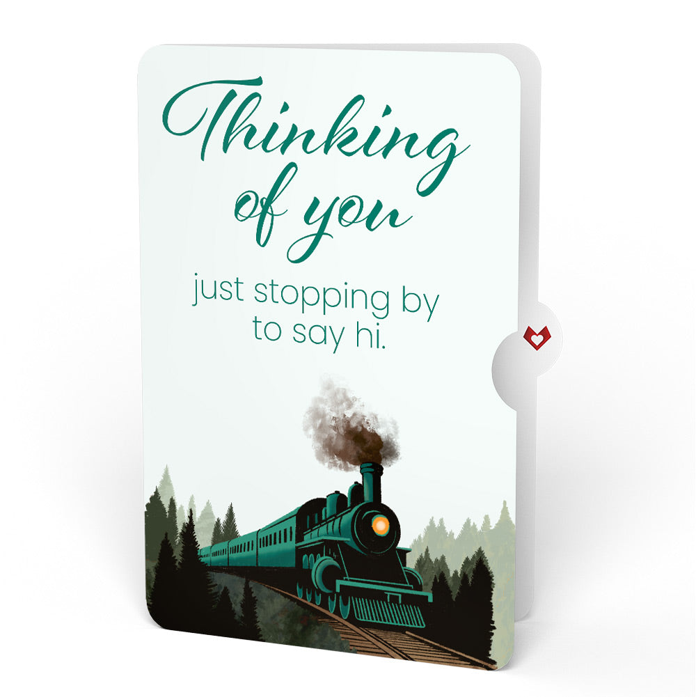 Classic Train Thinking of You Pop-Up Card and Sentiment Set