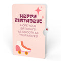 Let the Good Times Roll Roller Skate Birthday Pop-Up Card and Sentiment Set