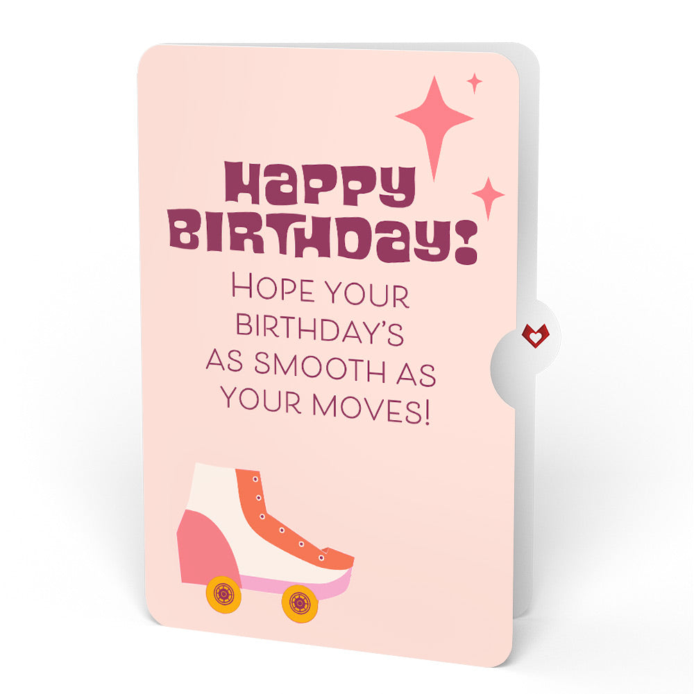 Let the Good Times Roll Roller Skate Birthday Pop-Up Card and Sentiment Set