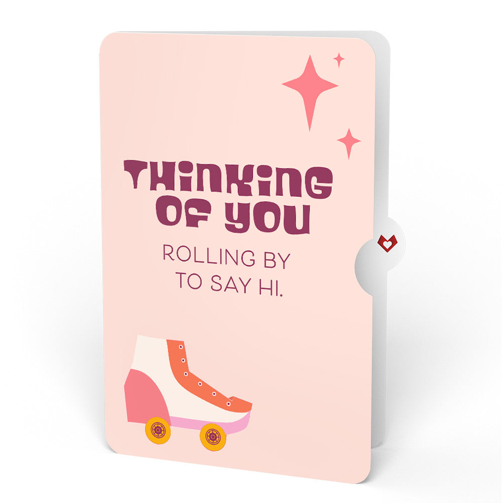 Let the Good Times Roll Roller Skate Thinking of You Pop-Up Card and Sentiment Set
