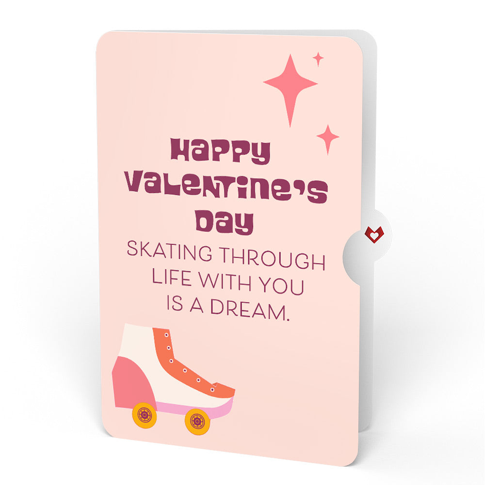 Let the Good Times Roll Roller Skate Valentine’s Day Pop-Up Card and Sentiment Set