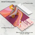 Let the Good Times Roll Roller Skate New Home Pop-Up Card and Sentiment Set