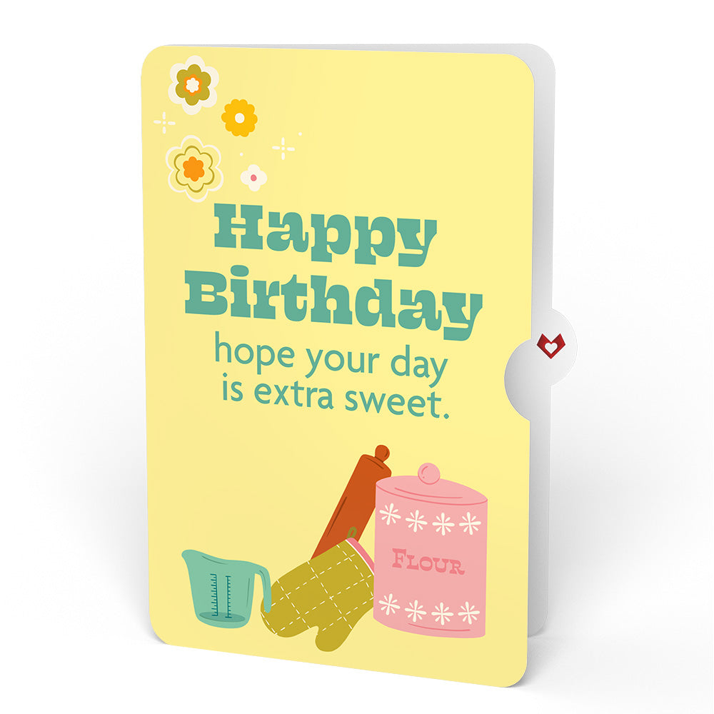 You Bake the World a Better Place Birthday Pop-Up Card and Sentiment Set