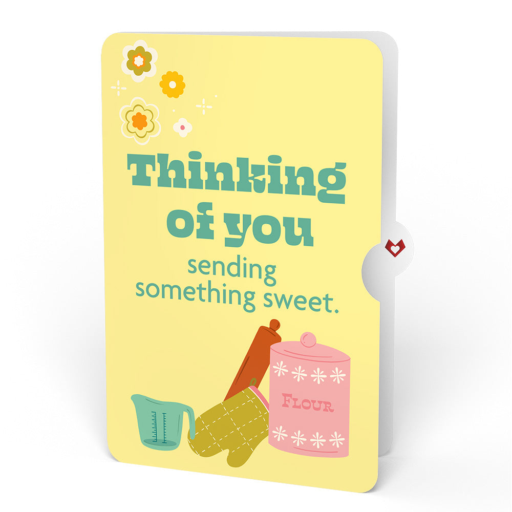 You Bake the World a Better Place Thinking of You Pop-Up Card and Sentiment Set