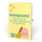 You Bake the World a Better Place Congratulations Pop-Up Card and Sentiment Set
