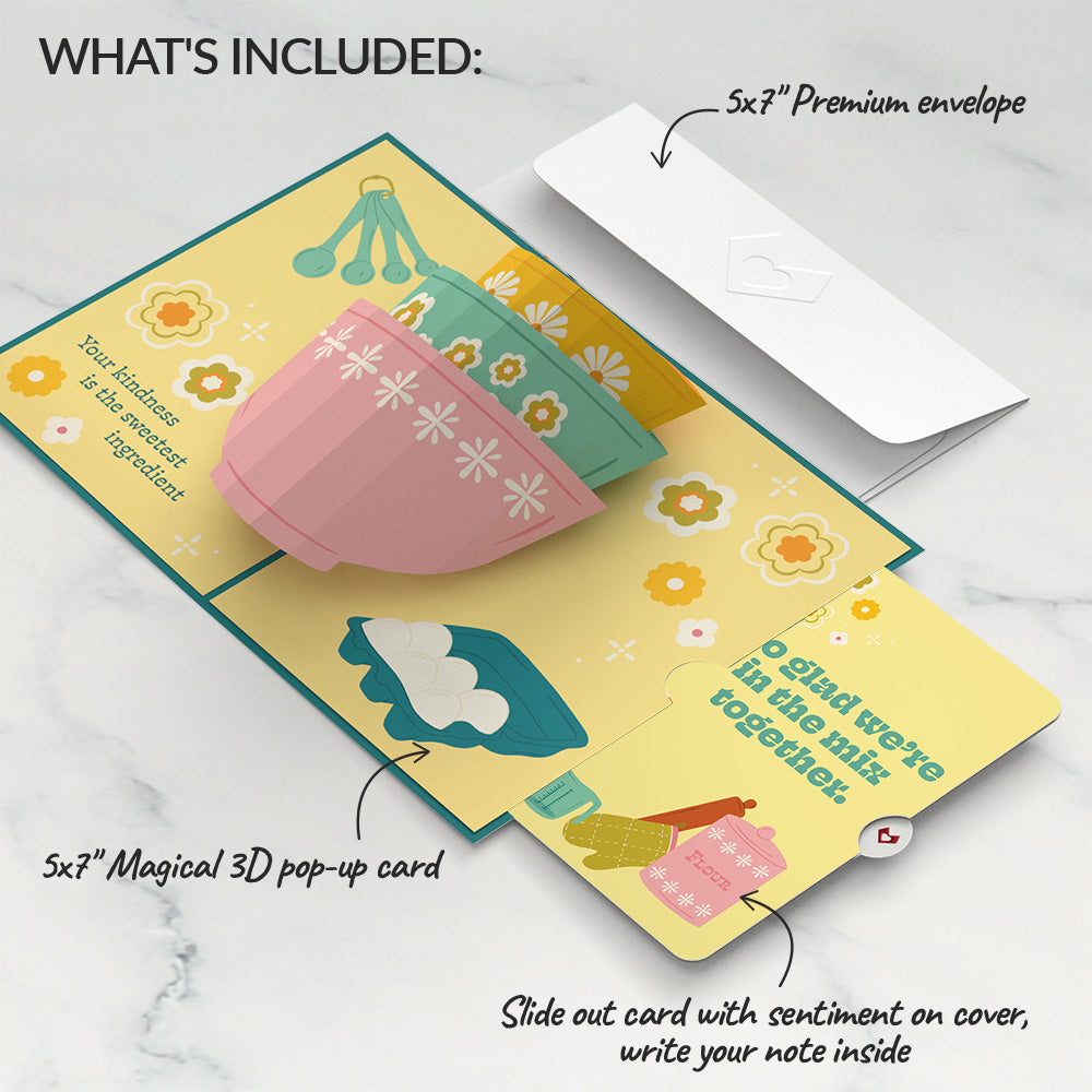 You Bake the World a Better Place Appreciation Pop-Up Card and Sentiment Set