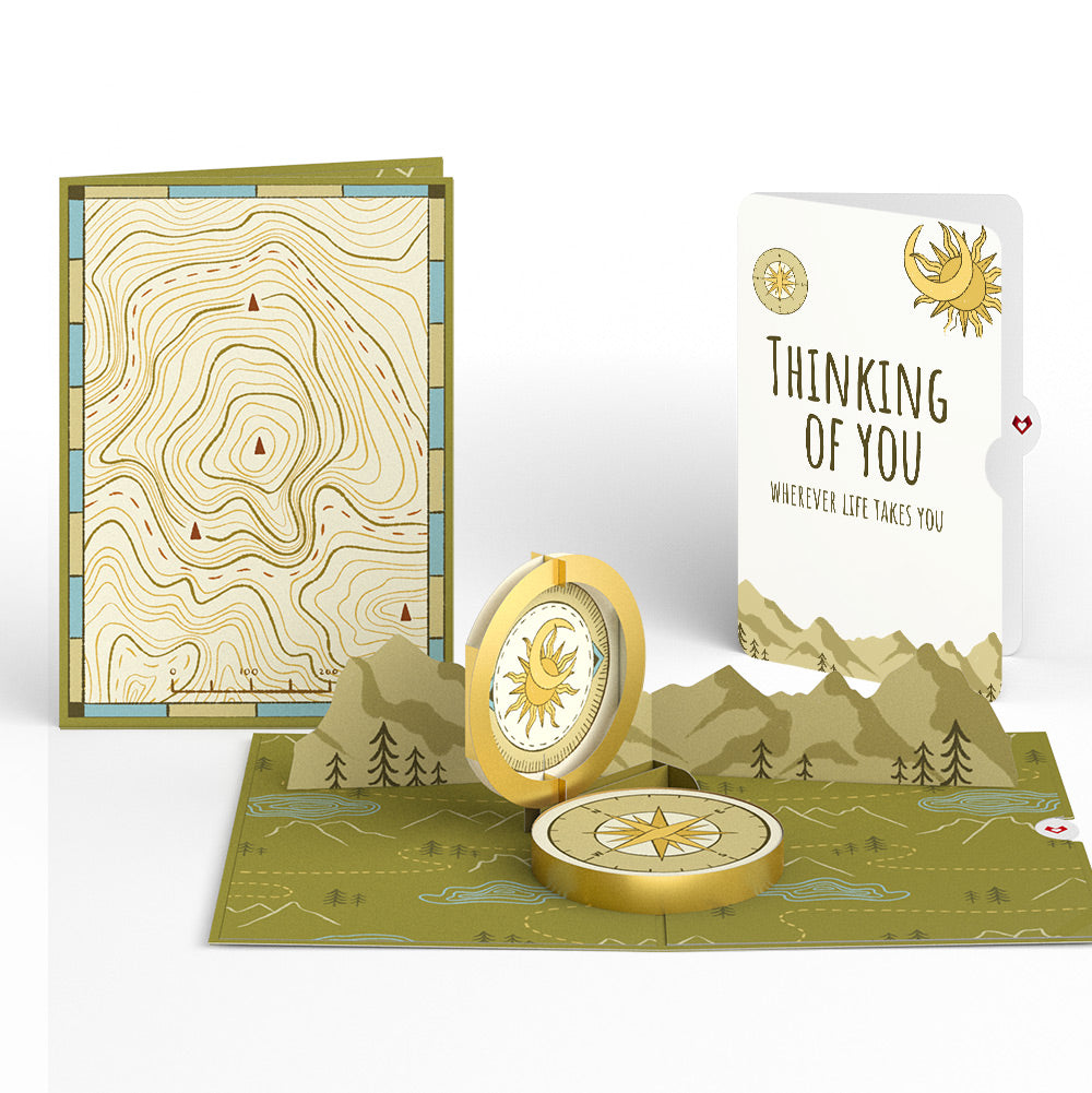 Guiding Compass Thinking of You Pop-Up Card and Sentiment Set