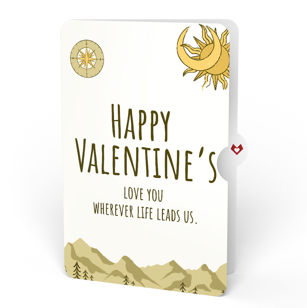 Guiding Compass Valentine's Day Pop-Up Card and Sentiment Set
