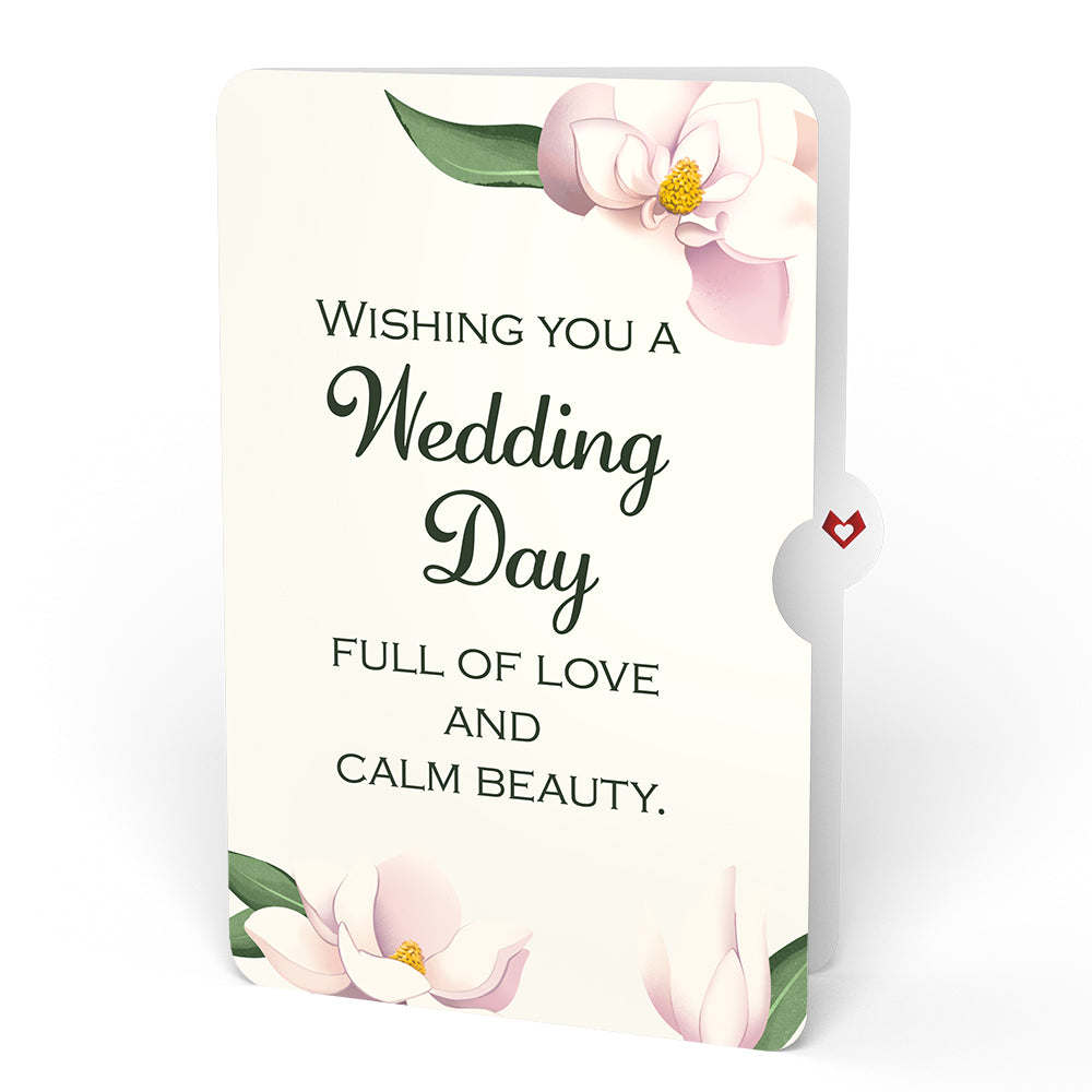 Pink Magnolia Tree Wedding Pop-Up Card and Sentiment Set