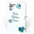 Sunlit Hydrangeas Get Well Soon Suncatcher Bouquet and Sentiment Set
