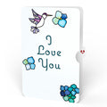Sunlit Hydrangeas Love Suncatcher Bouquet and Sentiment Set