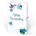 Sunlit Hydrangeas Sympathy Suncatcher Bouquet and Sentiment Set