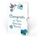 Sunlit Hydrangeas New Baby Suncatcher Bouquet and Sentiment Set