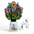 Garden Glow Anniversary Suncatcher Bouquet and Sentiment Set