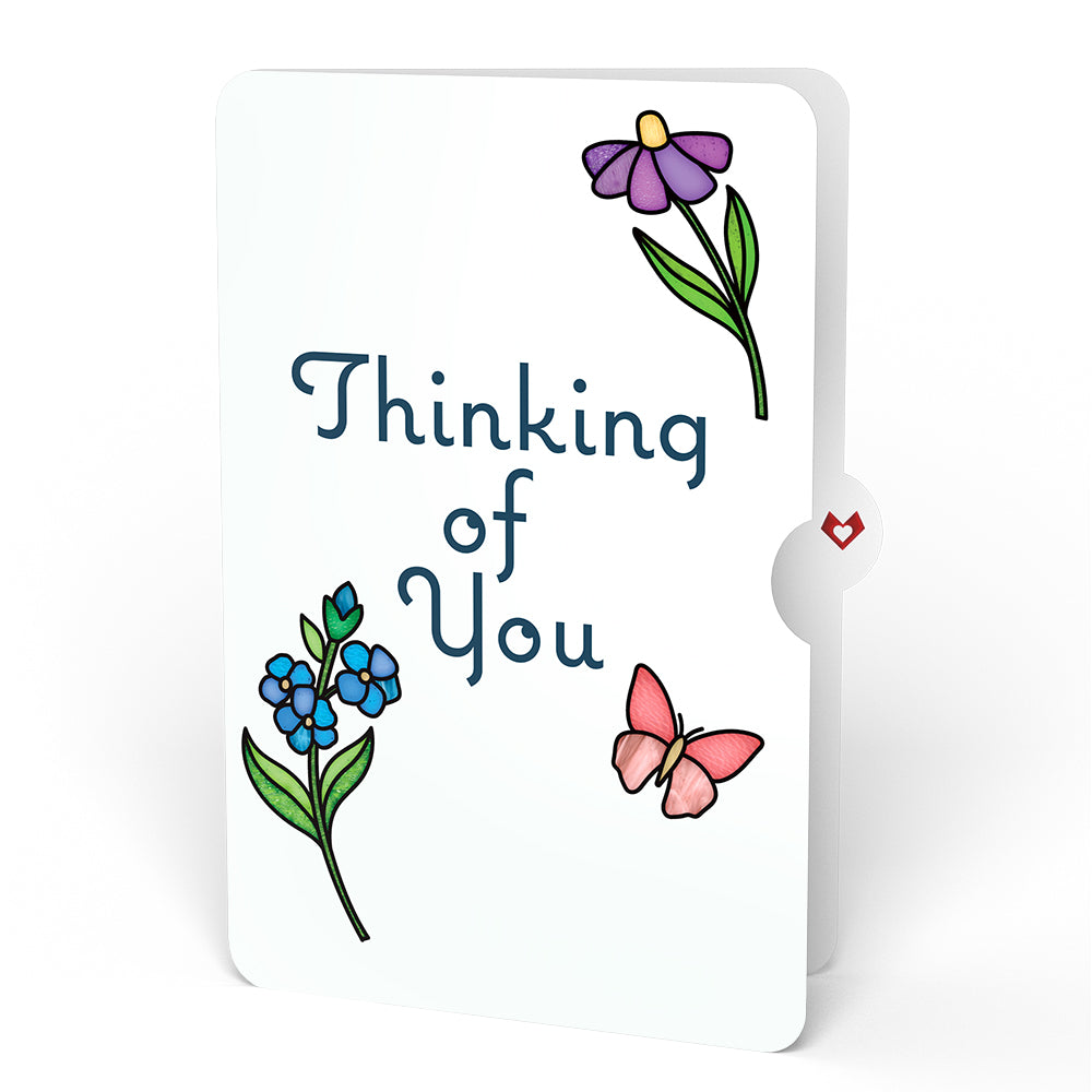 Garden Glow Thinking of You Suncatcher Bouquet and Sentiment Set
