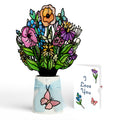 Garden Glow Love Suncatcher Bouquet and Sentiment Set