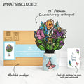 Garden Glow Love Suncatcher Bouquet and Sentiment Set