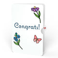 Garden Glow Congratulations Suncatcher Bouquet and Sentiment Set