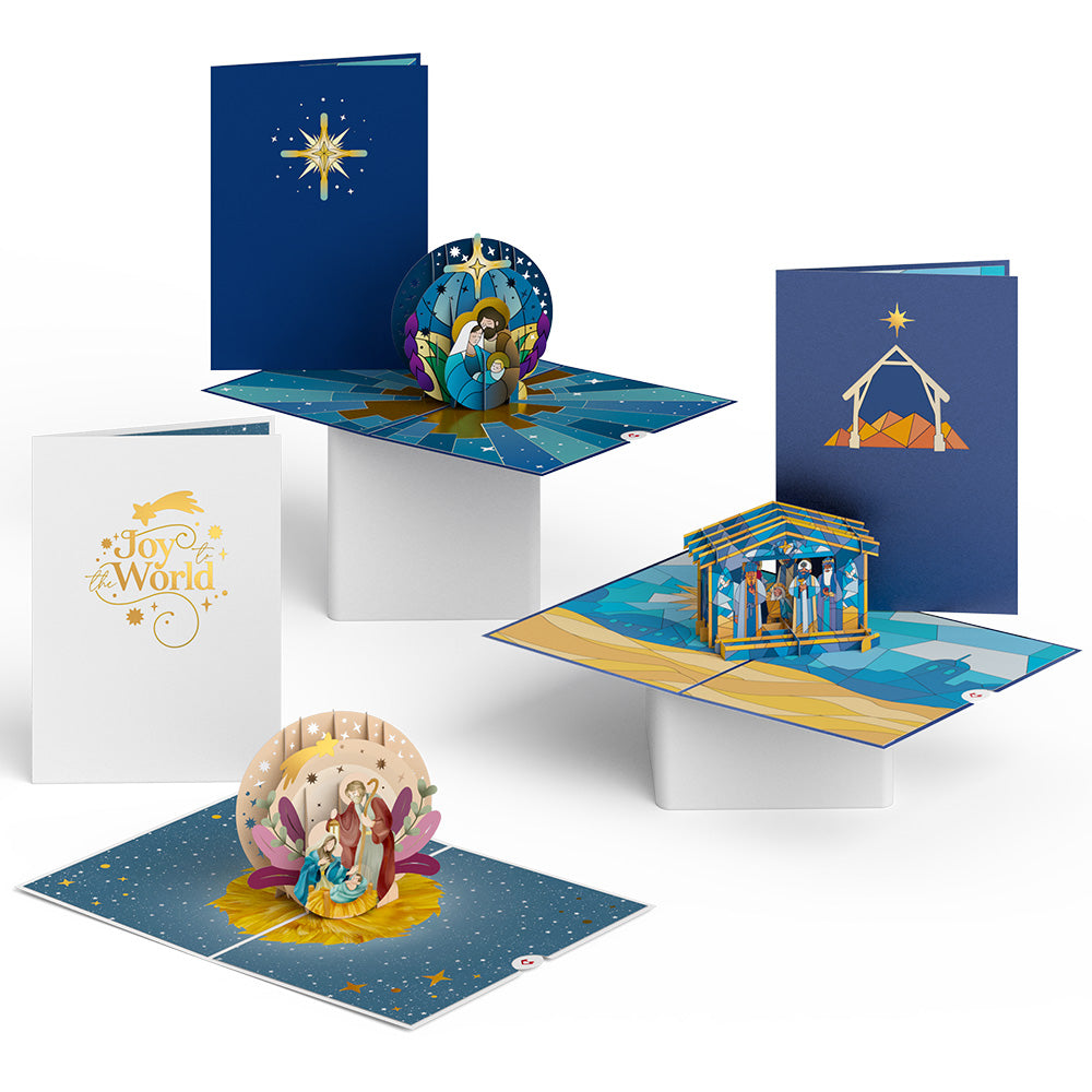 Christmas Nativity Pop-Up Card 3-Pack