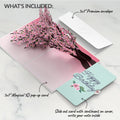 Cherry Blossom Branches in Bloom Birthday Pop-Up Card and Sentiment Set