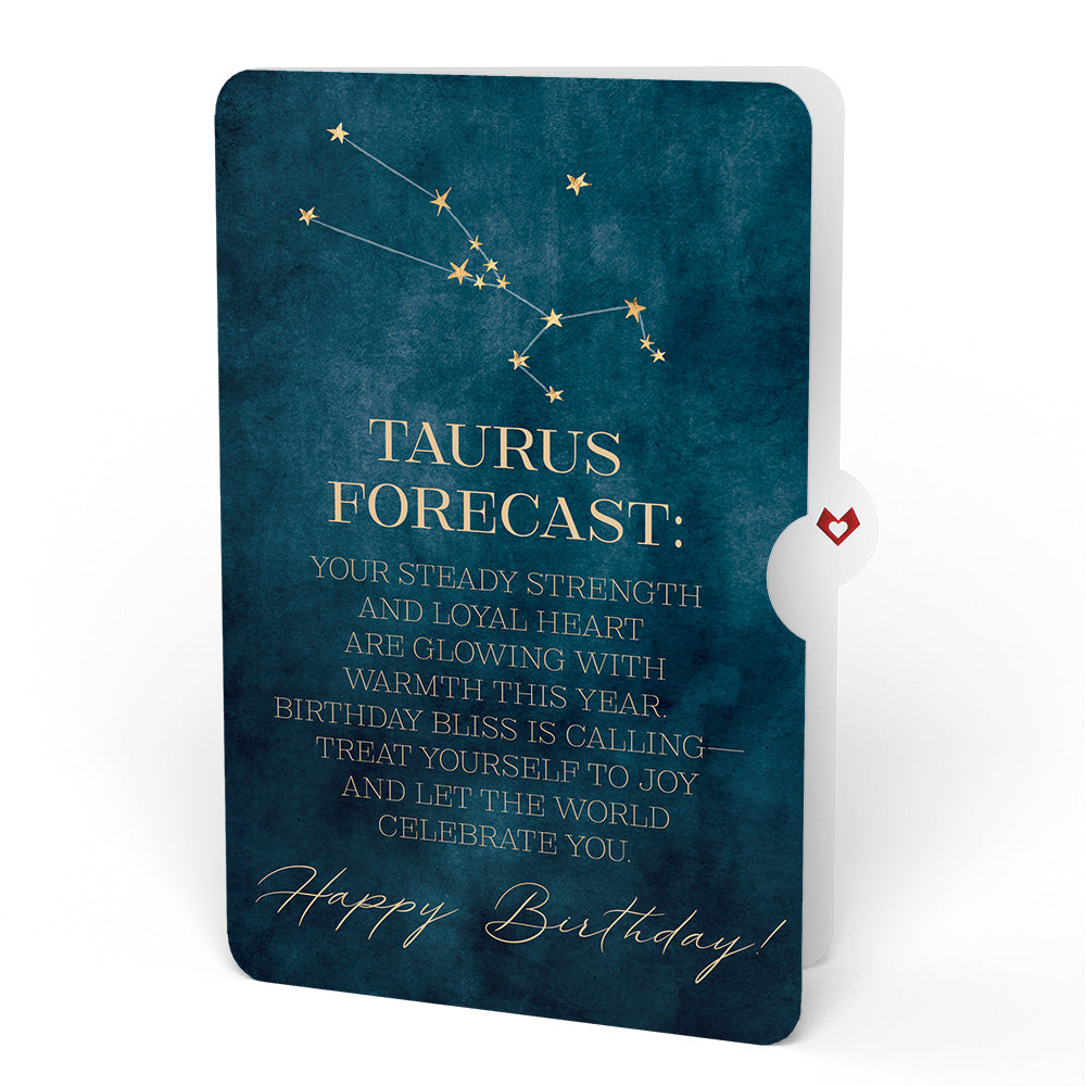 Taurus Zodiac Birthday Pop-Up Card and Sentiment Set