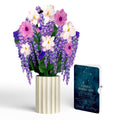 Wisteria Birthday Bouquet and Libra Zodiac Sentiment Set