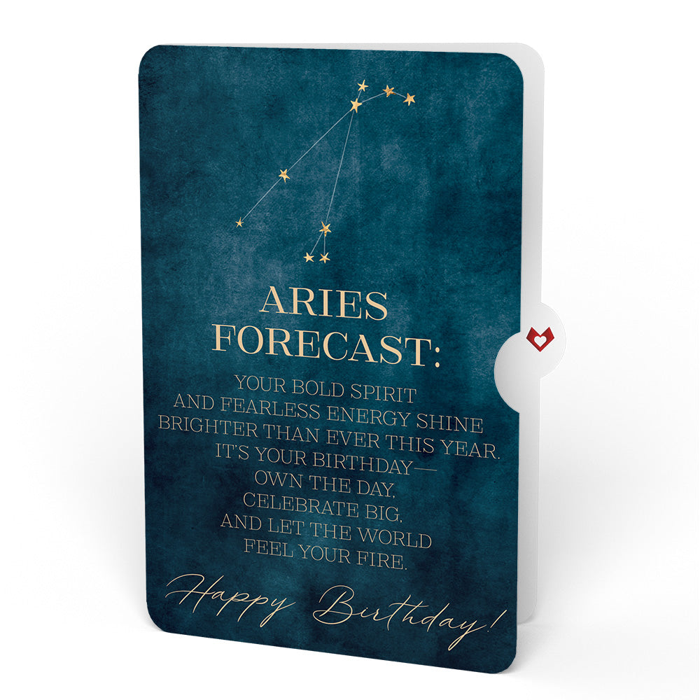 Shine Bright Birthday Pop-Up Card and Aries Zodiac Sentiment Set