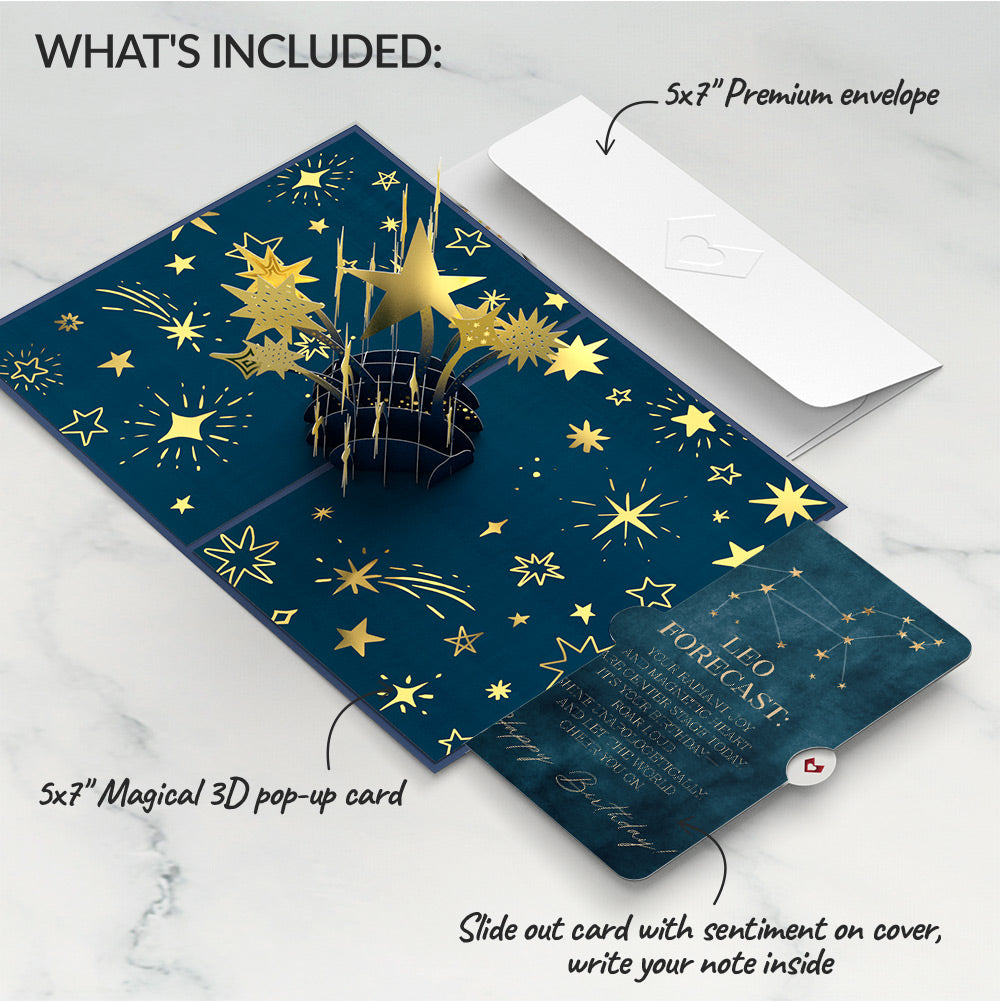 You're a Star Birthday Pop-Up Card and Leo Zodiac Sentiment Set