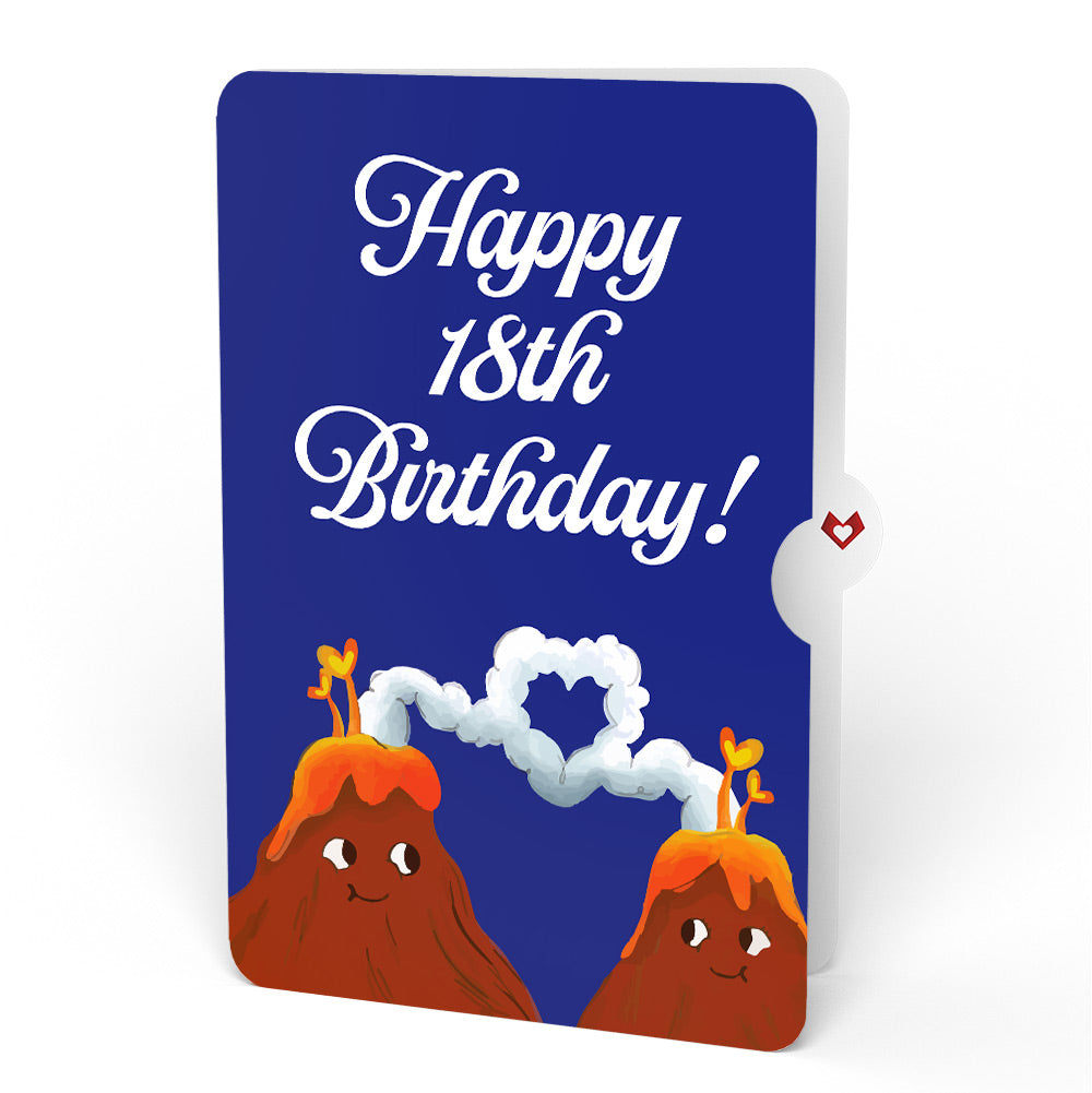 I Lava You 18th Birthday Pop-Up Card and Sentiment Set
