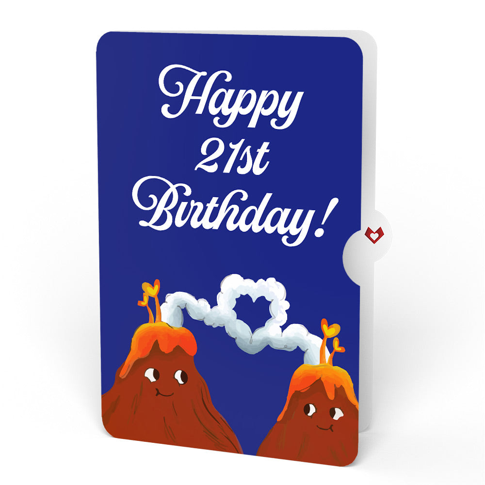 I Lava You 21st Birthday Pop-Up Card and Sentiment Set