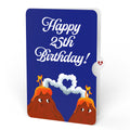 I Lava You 25th Birthday Pop-Up Card and Sentiment Set