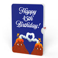 I Lava You 45th Birthday Pop-Up Card and Sentiment Set