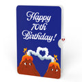 I Lava You 70th Birthday Pop-Up Card and Sentiment Set