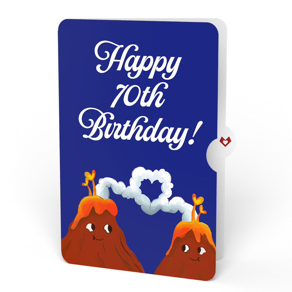 I Lava You 70th Birthday Pop-Up Card and Sentiment Set