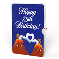 I Lava You 75th Birthday Light-Up Pop-Up Card and Sentiment Set
