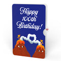 I Lava You 100th Birthday Light-Up Pop-Up Card and Sentiment Set