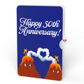 I Lava You 50th Anniversary Light-Up Pop-Up Card and Sentiment Set