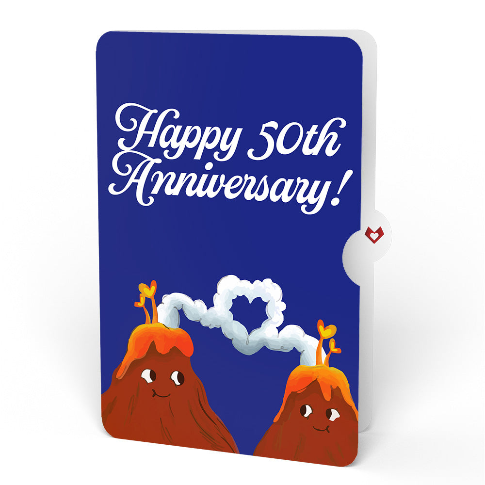 I Lava You 50th Anniversary Light-Up Pop-Up Card and Sentiment Set