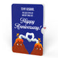I Lava You Anniversary Light-Up Pop-Up Card and Sentiment Set for Husband