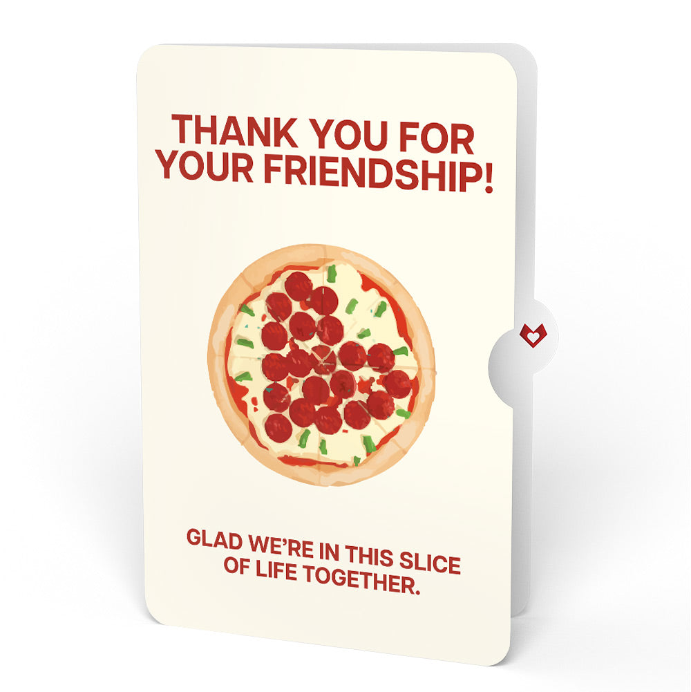 Pizza Love Friendship Pop-Up Card and Sentiment Set