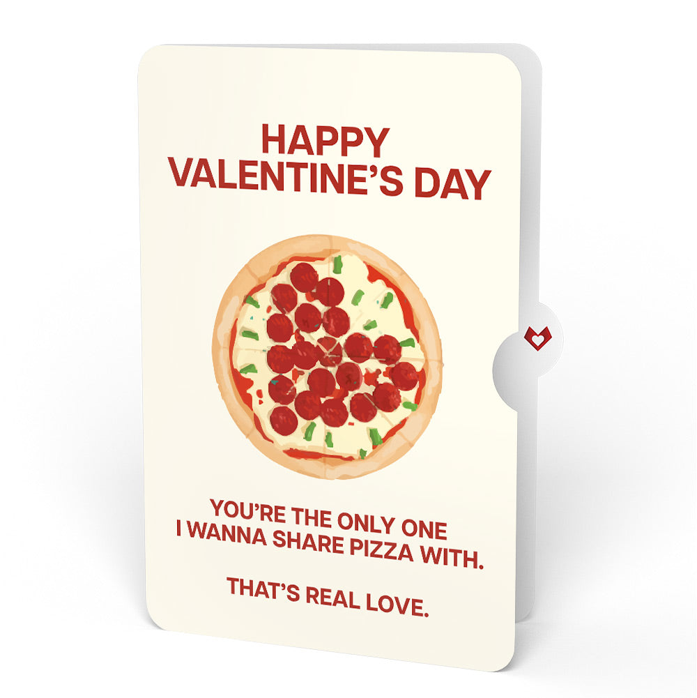 Pizza Love Valentine's Day Pop-Up Card and Sentiment Set